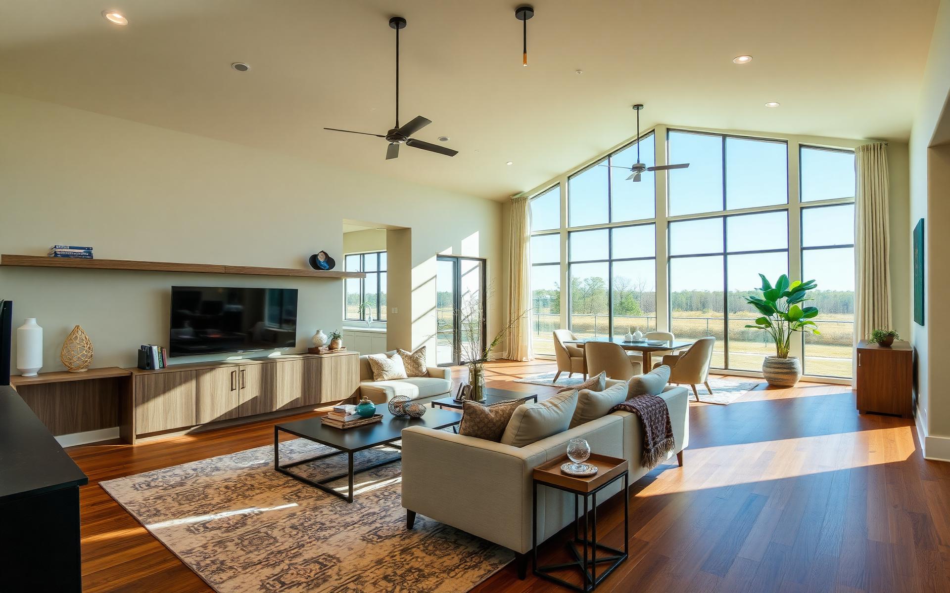 Interior residencial remodelado en Texas